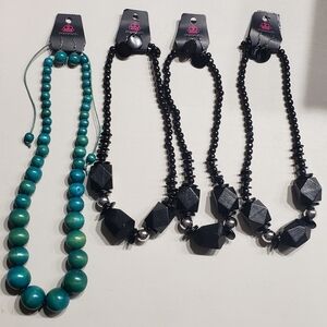 Paparazzi Wood Jewelry Lot (9)